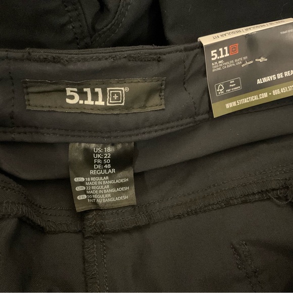 5.11 Tactical Black Flex Pants, APEX dark navy - Picture 9 of 12